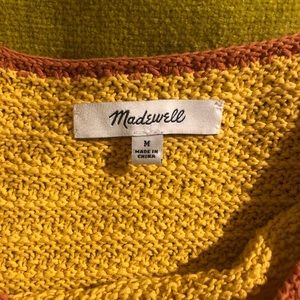 (SOLD) Madewell Ruffle Sleeve Sweater Tank